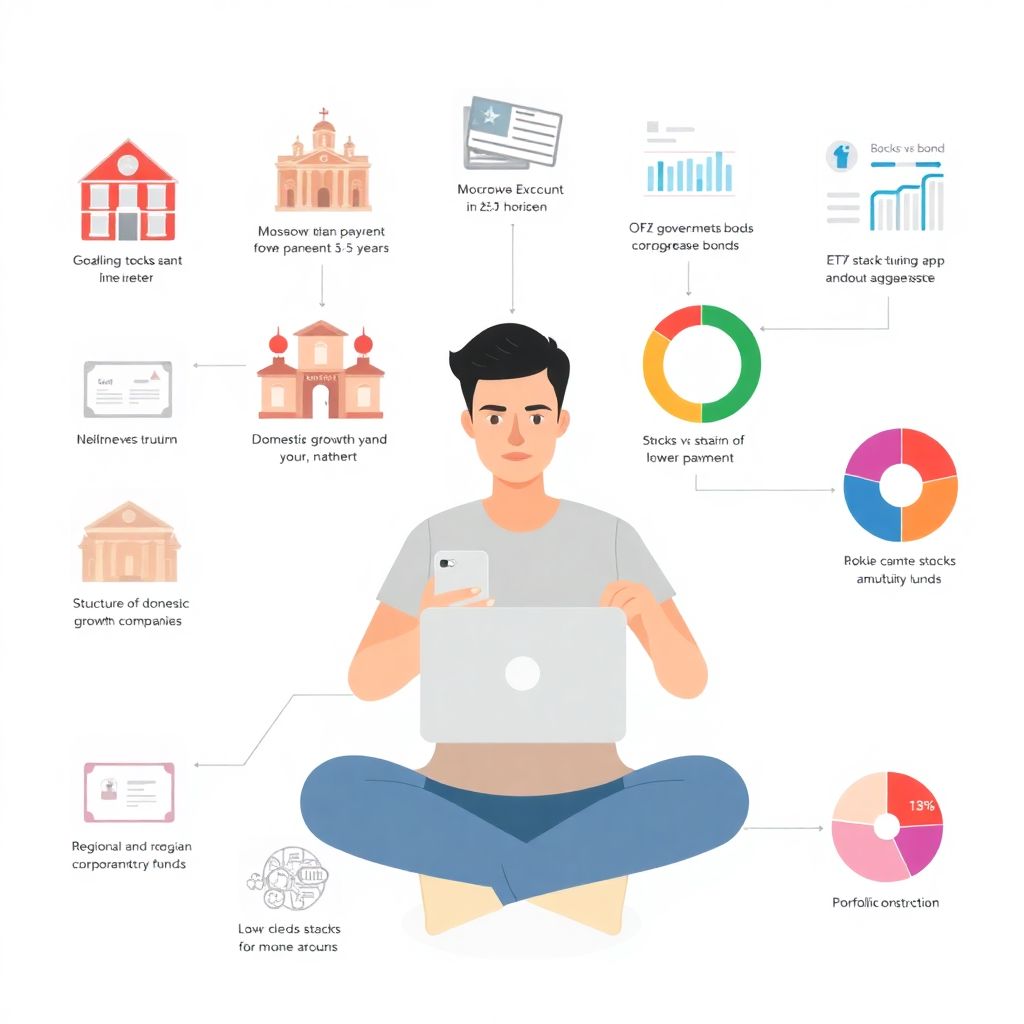 Инвестиции для начинающих: как собрать первый портфель из российских акций и облигаций